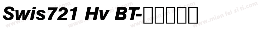 Swis721 Hv BT字体转换